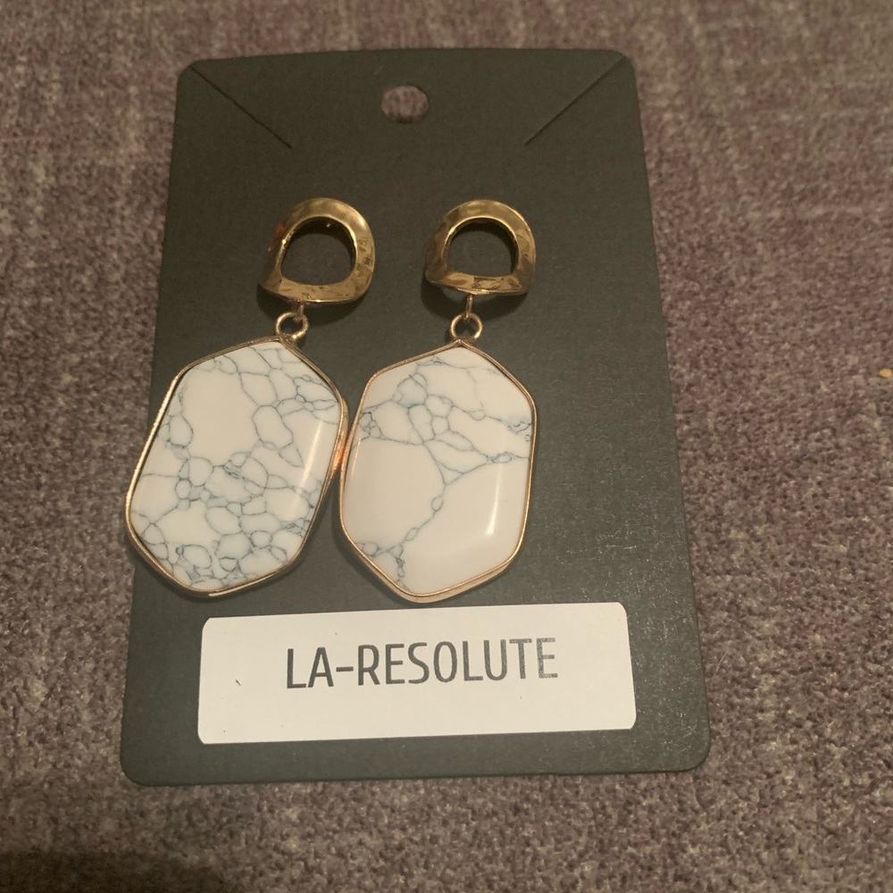 Marble Earrings